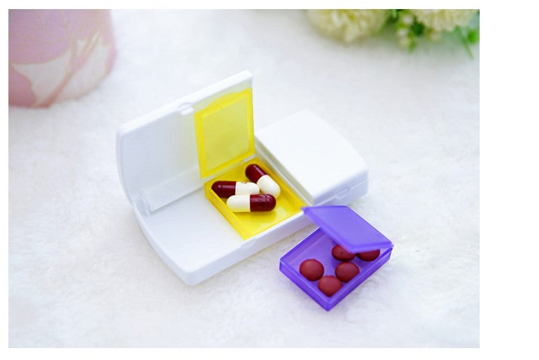 Pill Cutter Tablet Splitter Medicine Case Pill Box Portable Pill Box