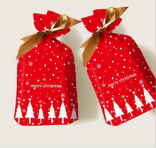 Load image into Gallery viewer, 50 pcs Xmas Candy Packaging Bags Cookie Biscuit Gift Bags Christmas bag
