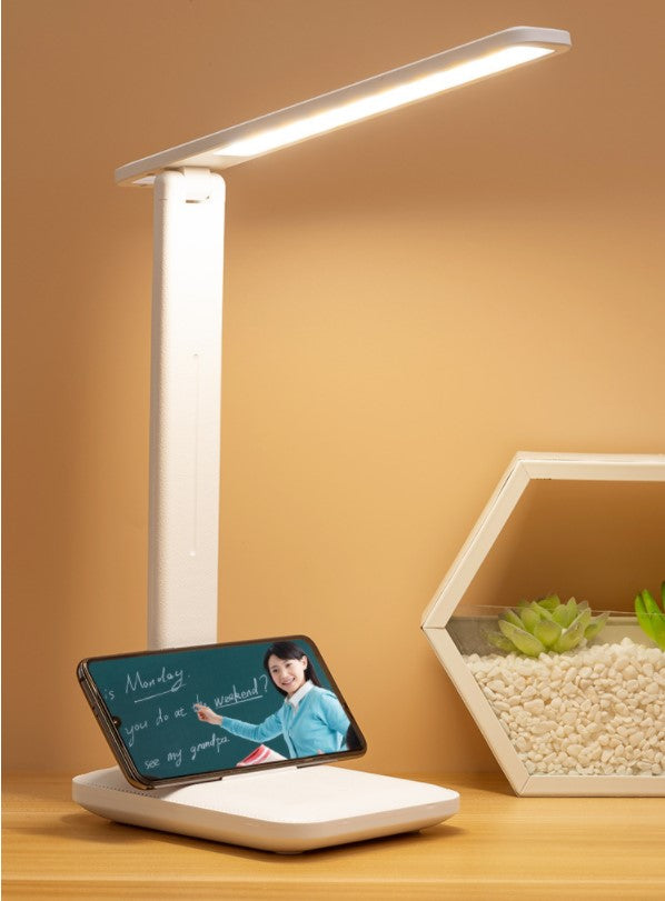 USB Rechargeable LED Touch Table Light Bedside Study Reading Light Dimmable