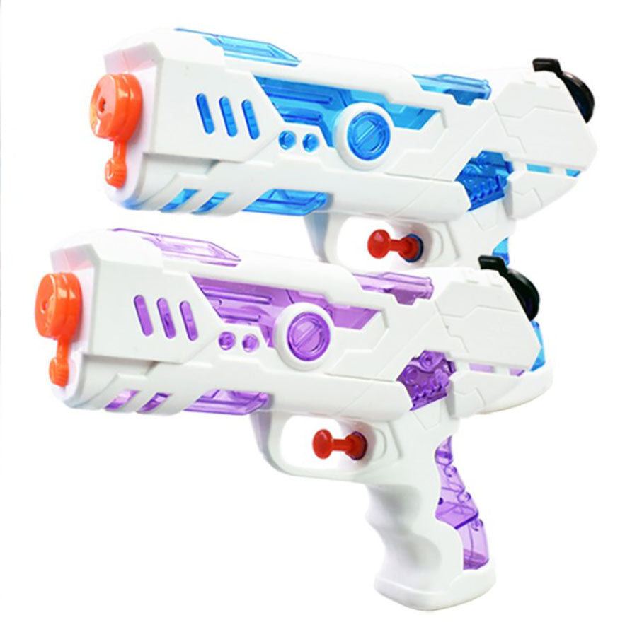 2 x Water Gun Blaster Pool Toy | Kids Outdoor Pistol Soaker Toys Water Pump