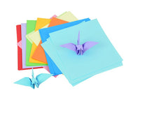 Load image into Gallery viewer, 100 Sheets 10 Colours Origami Square Paper Craft Folding Paper Crane Craft
