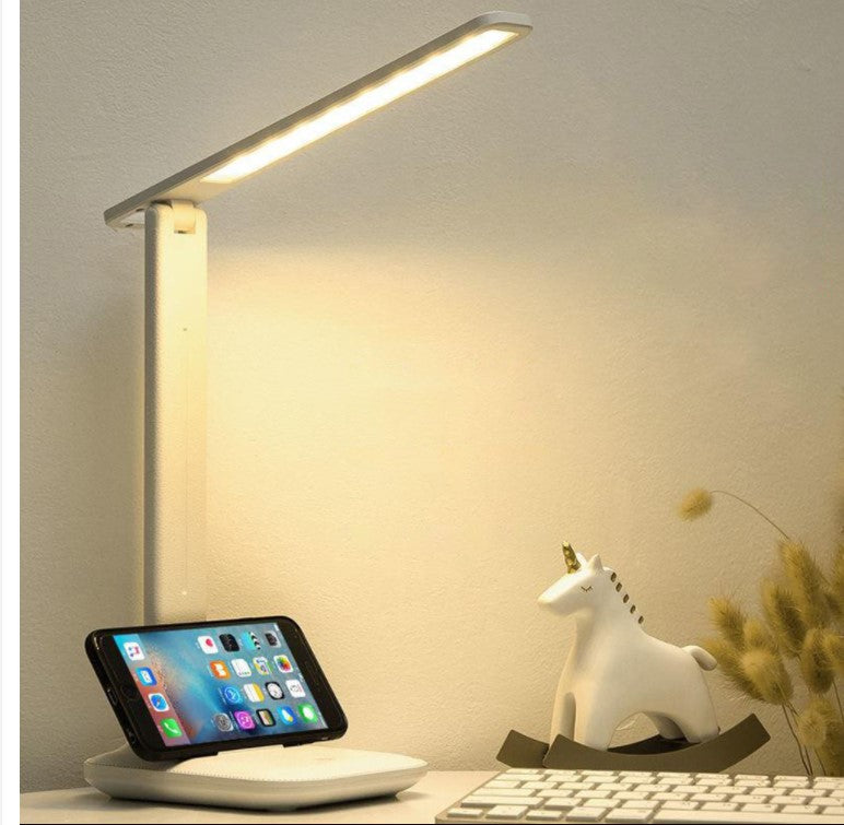 USB Rechargeable LED Touch Table Light Bedside Study Reading Light Dimmable