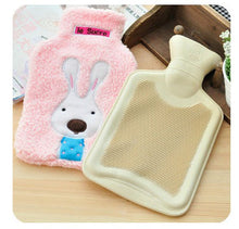 Load image into Gallery viewer, 2000ml HOT WATER BOTTLE Winter Warm Rubber Bag w Knitted Cover Relaxing Warmer
