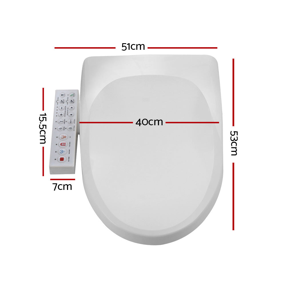 Bidet Electric Toilet Seat Cover Electronic Seats Auto Smart Wash LED Night Light