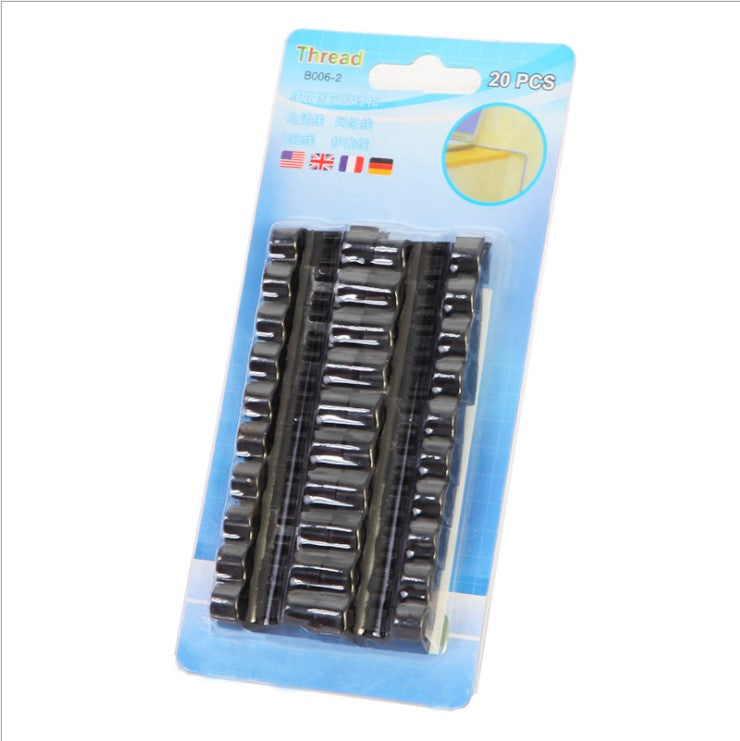 20pcs Cable Organiser Clips Cable Management Desktop Workstation cable organiser