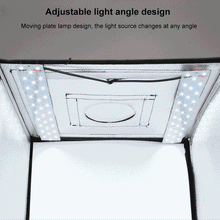Load image into Gallery viewer, PULUZ 40CM Photography Light Box Portable Photo Studio Shooting Tent Foldable Table top Mini LED lighting Kit with Integrated LED Lights
