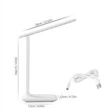 Load image into Gallery viewer, USB Rechargeable LED Touch Table Light Bedside Study Reading Light Dimmable
