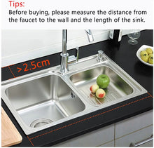 Load image into Gallery viewer, Over Sink Dish Drying Rack Kitchen Organizer Stainless Steel Cutlery Holder
