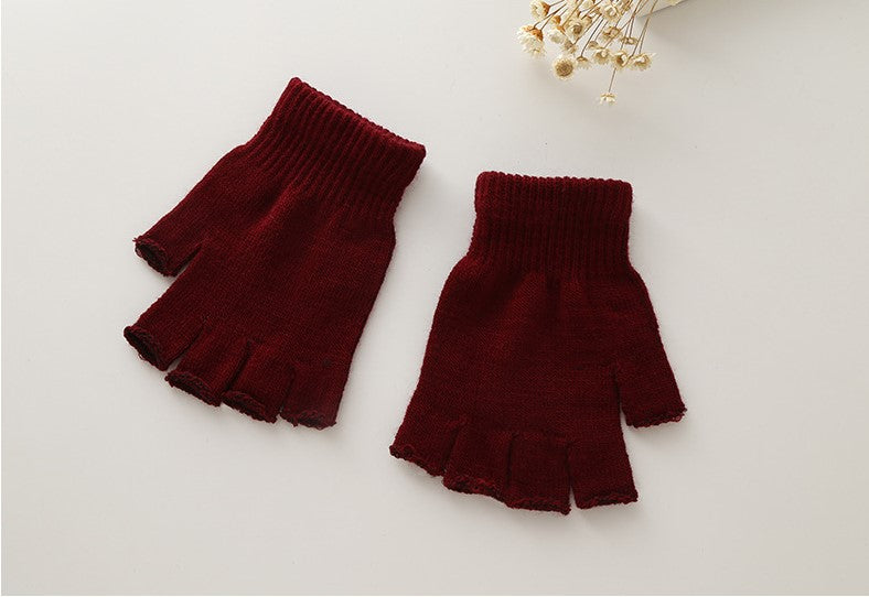 Knitted Warm fingerless Gloves Soft Winter Gloves FASHION Women Men gloves