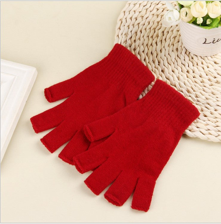 Knitted Warm fingerless Gloves Soft Winter Gloves FASHION Women Men gloves