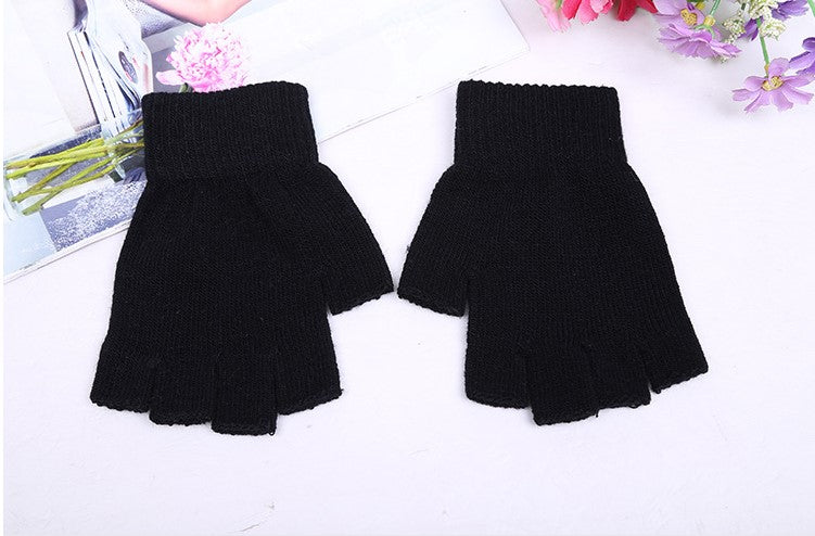 Knitted Warm fingerless Gloves Soft Winter Gloves FASHION Women Men gloves