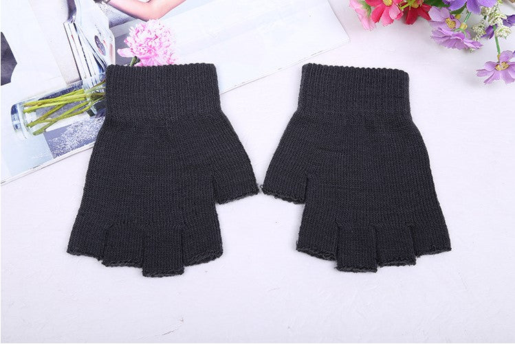 Knitted Warm fingerless Gloves Soft Winter Gloves FASHION Women Men gloves