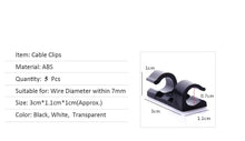 Load image into Gallery viewer, 20pcs Cable Organiser Clips Cable Management Desktop Workstation cable organiser

