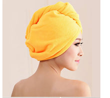 Load image into Gallery viewer, Quick Dry Microfibre Hair Drying Turban Bath Towel Head Wrap Hat Quick Dry
